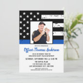 Gedwongen blauwe lijn Aangepaste foto-aflossing po Kaart (Staand voorkant)