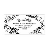 Gedwongen echtpaar Mr. en Mrs. Vines Return Addres Rubberstempel (Afrduk)