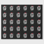 Gedwongen Familie Fun Party Reünie Sarcastische Xm Cadeaupapier (Vlak)