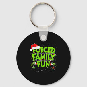 Gedwongen familie plezier kerst Shirten matching f Sleutelhanger
