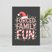 Gedwongen Familie Pret Grappige Familie Matching O Kaart (Staand voorkant)