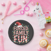 Gedwongen Familie Pret Grappige Familie Matching O Papieren Bordje (Feest)