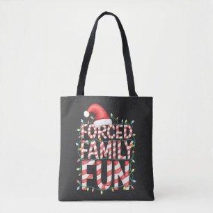 Gedwongen Familie Pret Grappige Familie Matching O Tote Bag