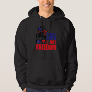 Gedwongen Geboorte Is Niet Vrijheid Rommelig Kapse Hoodie