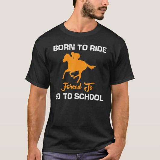 Gedwongen naar school t-shirt (Voorkant)