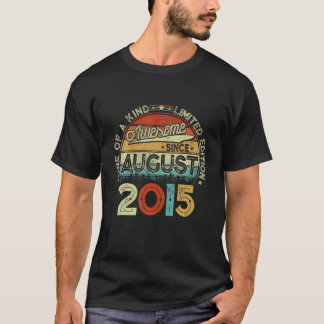 Gedwongen retro 6 augustus 2015 6e verjaardag cade t-shirt