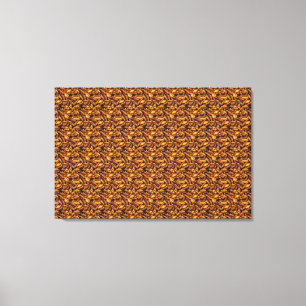 Gedwongen zijderupsen ... Thai Street Food Canvas Afdruk