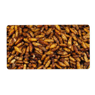 Gedwongen zijderupsen ... Thai Street Food Etiket