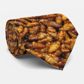 Gedwongen zijderupsen ... Thai Street Food Stropdas (Opgerold)