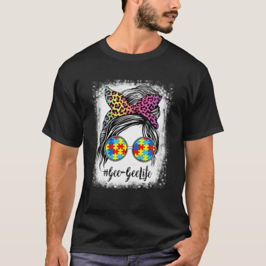 Gee-Gee Life Bleaching Gee-Gee Life Rainbow Leopar T-shirt (Voorkant)
