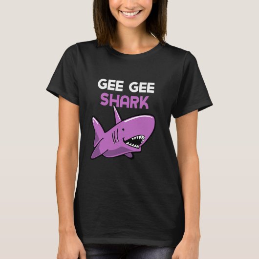 Gee-Gee Shark Funny Family Grandma GeeGee T-shirt (Voorkant)