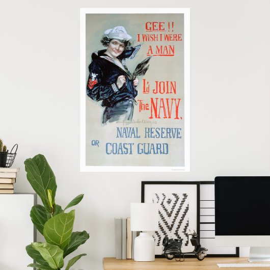 Gee!! I Wish I Were a Man (US02281) Poster (Thuiskantoor)