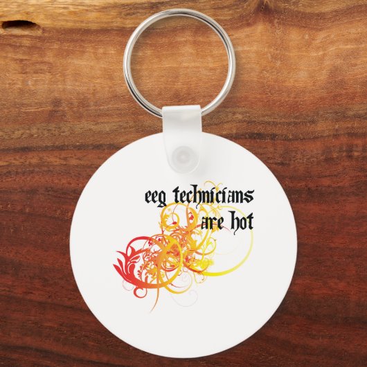 GEE-technici zijn warm Sleutelhanger (Voorkant)