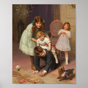 Gee-up   Arthur John Elsley Poster