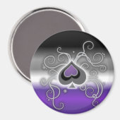 Geebot's ace schoppen trots vlag magneet aanpasbaa (Voorkant / Achterkant)