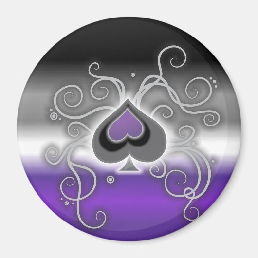 Geebot's ace schoppen trots vlag magneet aanpasbaa (Voorkant)