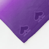 Geebots Aro Ace Gradient Pride Vlag met schoppen Fleece Deken (Hoek)