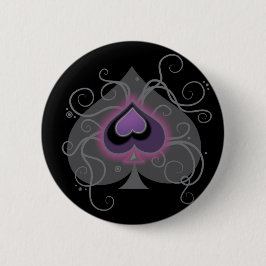 Geebots kleur spade logo pride knop ronde button 5,7 cm