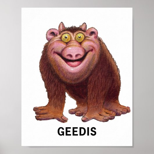 Geedis Art Print (Voorkant)