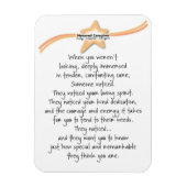 Geëerd zorgverlener Flexible Magnet Magneet (Verticaal)