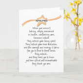 Geëerd zorgverlener kaart (Gele Bloem)