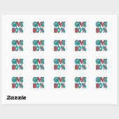 Geef 110% maximale inspanning ronde sticker (Vel)
