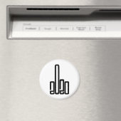 Geef 2020 de vinger 2020 eenden magneet (Insitu (Vaatwasser))