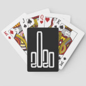 Geef 2020 de vinger 2020 eenden pokerkaarten (Achterkant)