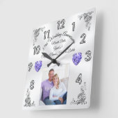 Geef 33 jaar lang Jubileum cadeauideeën aan Vierkante Klok (Hoek)