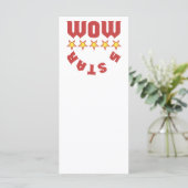 Geef 5 sterren aan super mama (Staand voorkant)