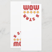 Geef 5 sterren aan super mama (Voorkant / Achterkant)
