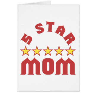 Geef 5 sterren aan super mama
