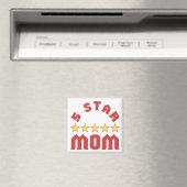 Geef 5 sterren aan super mama magneet (Insitu (Vaatwasser))