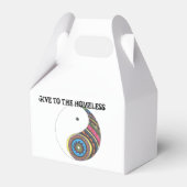 GEEF AAN DE DAKLOZENDOOS BEDANKDOOSJES (Voorkant Zijde)