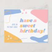 GEEF AAN DIE CAKE BRIEFKAART (Voorkant)