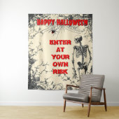 Geef aan of je durft: een spookachtige Halloween-a Wandkleed (In situ)