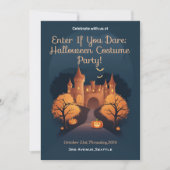 Geef aan of je een Halloween kostuumfeest durft Kaart (Voorkant)