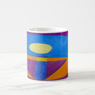 GEEF abstracte woordkunst Koffiemok