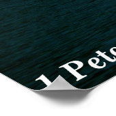 Geef al je zorgen en geef om God Poster (Hoek)