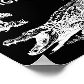 Geef Alligators Geen Hallucinogenen Grappig Poster (Hoek)