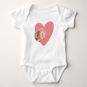 Geef Baby cadeautje aan met foto's en berichten Romper