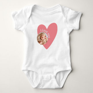 Geef Baby cadeautje aan met foto's en berichten Romper