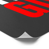 Geef basketbal nooit Motivatie op Poster (Hoek)