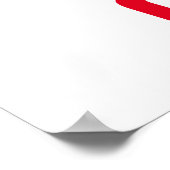 Geef basketbal nooit Motivatie op Poster (Hoek)