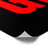 Geef basketbal nooit Motivatie op Poster (Hoek)