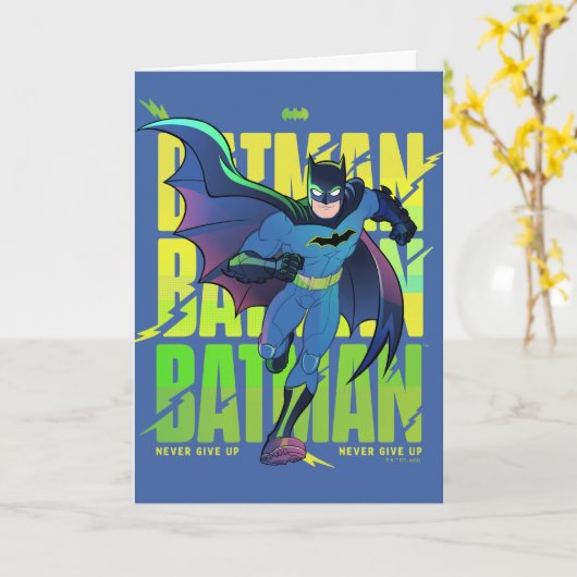 Geef Batman nooit op met grafisch programma (Gele Bloem)