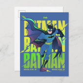 Geef Batman nooit op met grafisch programma (Voorkant / Achterkant)