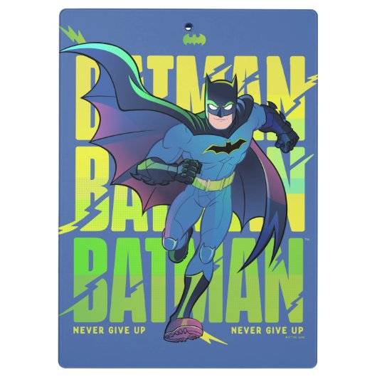 Geef Batman nooit op met grafisch programma Klembord (Achterkant)