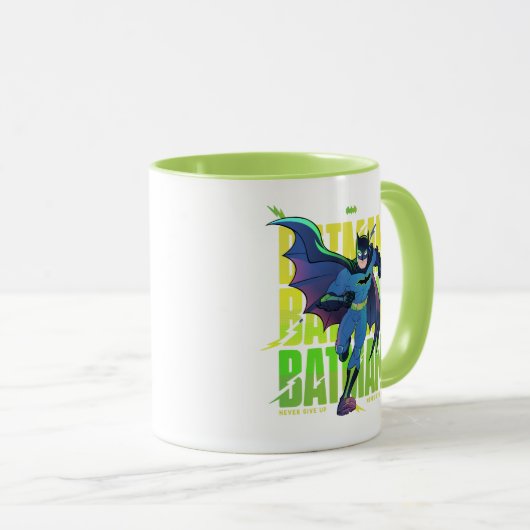 Geef Batman nooit op met grafisch programma Mok (Voorkant rechts)