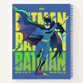 Geef Batman nooit op met grafisch programma Notitieboek (Achterkant)
